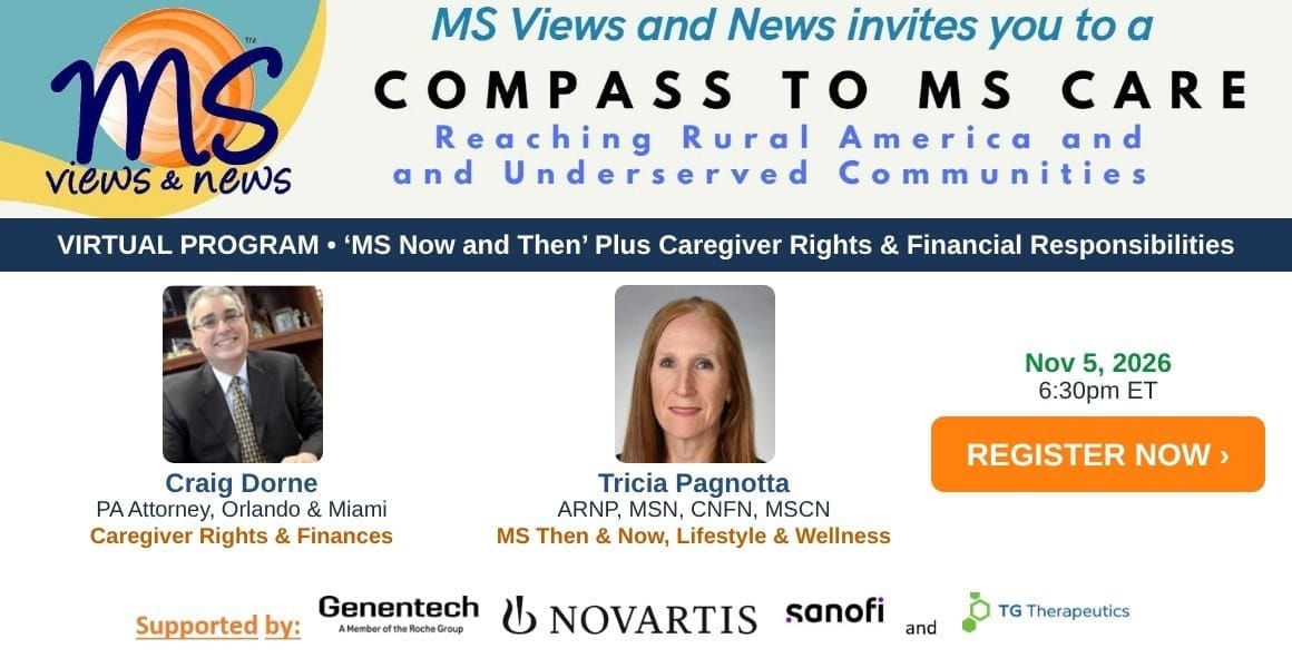 MS Now and Then plus Caregiver Rights and Financial Responsibilities - Compass to MS Care - Virtual - November 5, 2026
